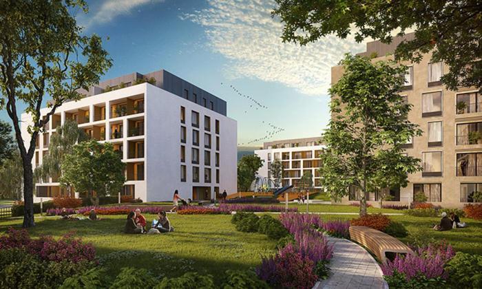 Krasny Moderny 1-Izbovy Byt, Novostavba + Parking Братислава Екстер'єр фото